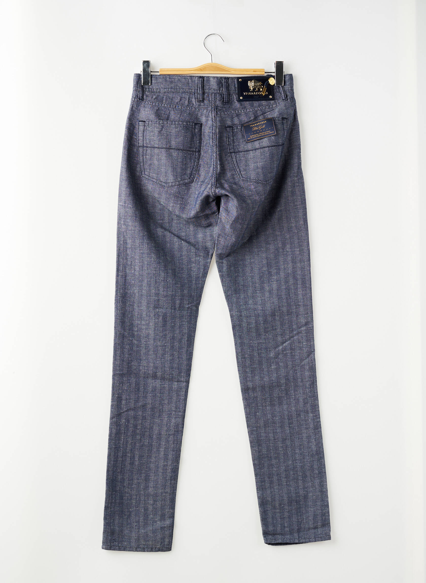 Jeans coupe slim poches taille normale bleu TRAMAROSSA homme