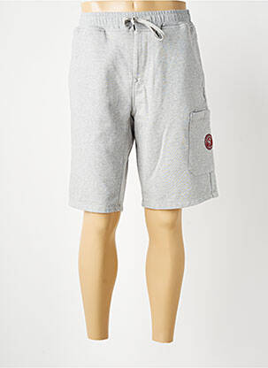 Bermuda taille élastique gris TRAMAROSSA homme