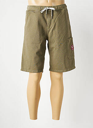 Bermuda taille élastique vert TRAMAROSSA homme