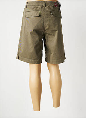 Bermuda coupe droite vert TRAMAROSSA homme