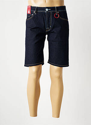 Bermuda tissage denim bleu TRAMAROSSA homme