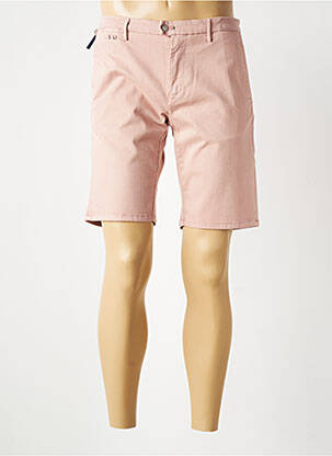 Bermuda coupe droite rose TRAMAROSSA homme