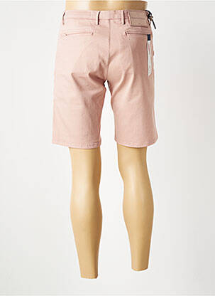 Bermuda coupe droite rose TRAMAROSSA homme