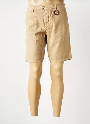 Bermuda coupe droite beige TRAMAROSSA homme