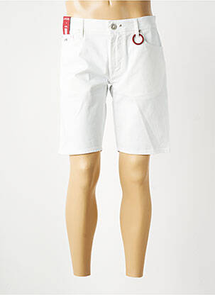 Bermuda coupe droite blanc TRAMAROSSA homme