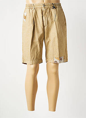 Bermuda taille élastique beige BOB homme
