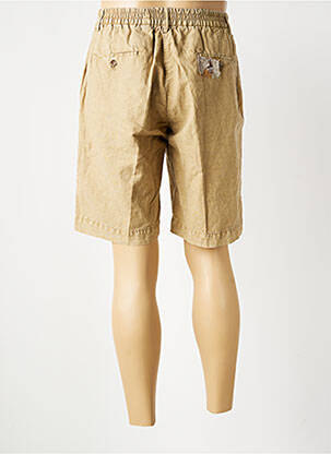 Bermuda taille élastique beige BOB homme
