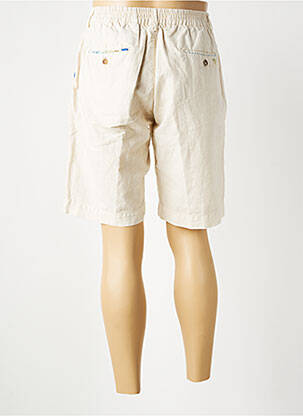 Bermuda taille élastique beige BOB homme