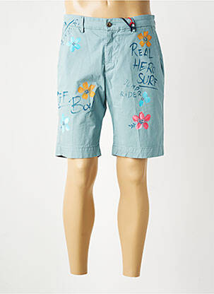 Bermuda poches bleu BOB homme