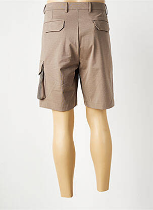 Bermuda coupe droite beige BOB homme