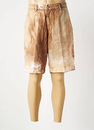 Bermuda coupe droite beige BOB homme