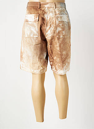 Bermuda coupe droite beige BOB homme