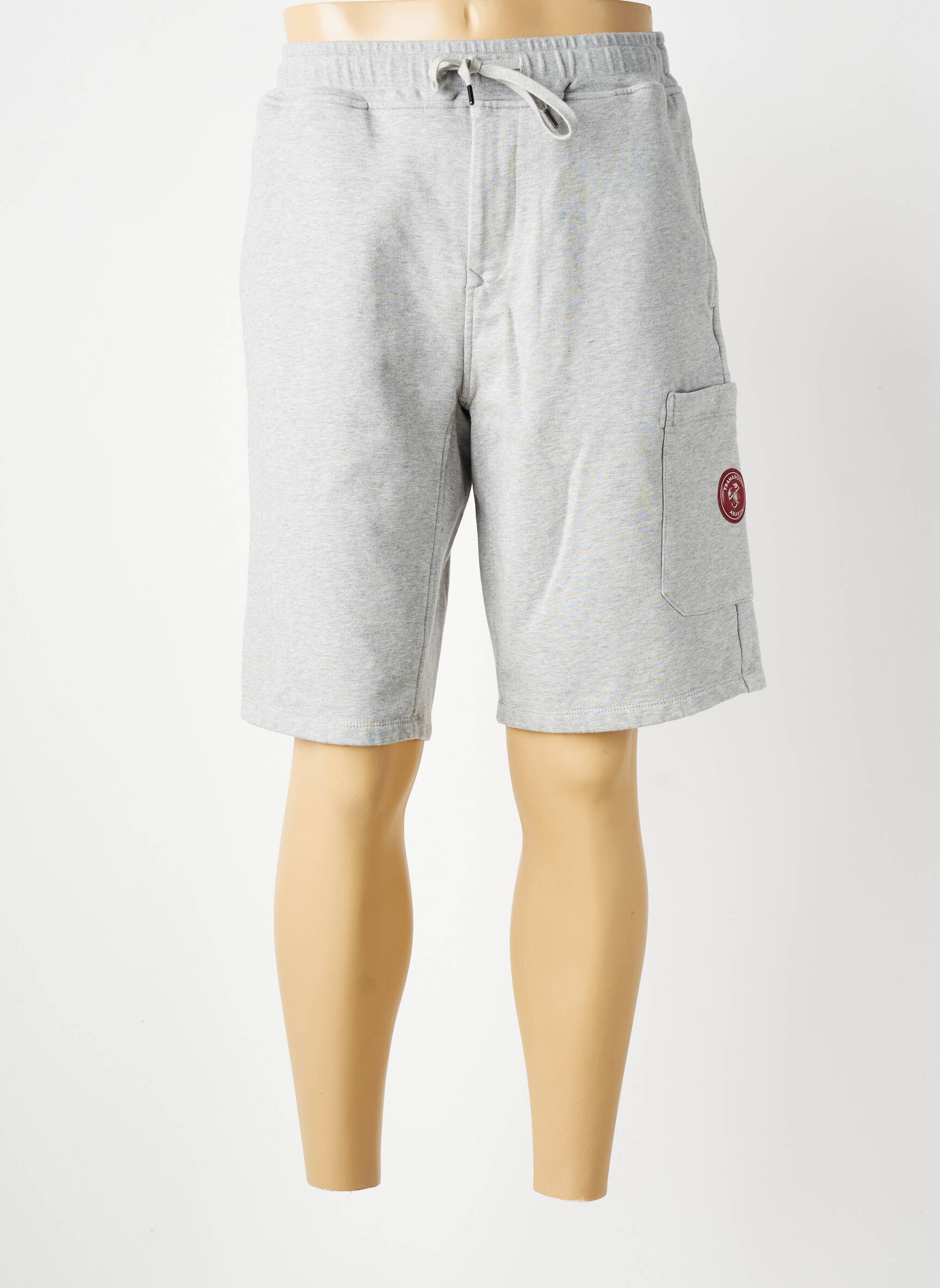 Bermuda taille élastique gris TRAMAROSSA homme