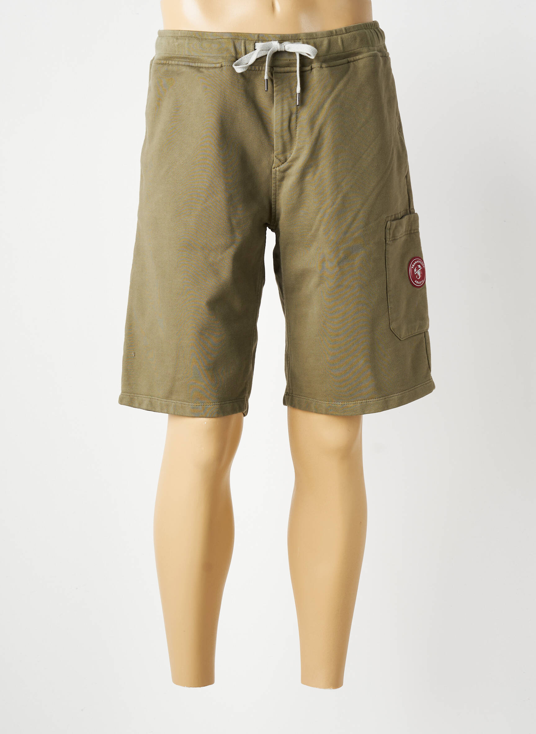Bermuda taille élastique vert TRAMAROSSA homme