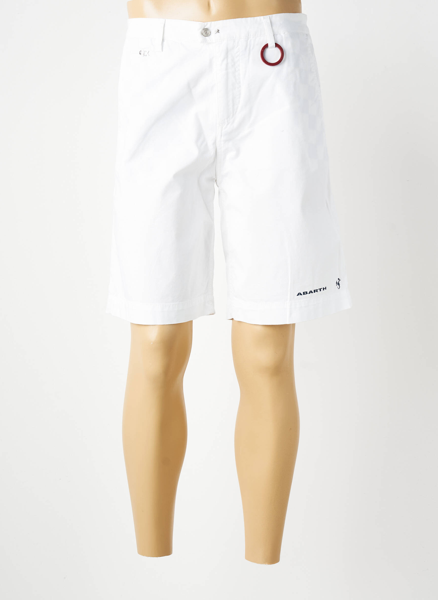 Bermuda coupe droite blanc TRAMAROSSA homme