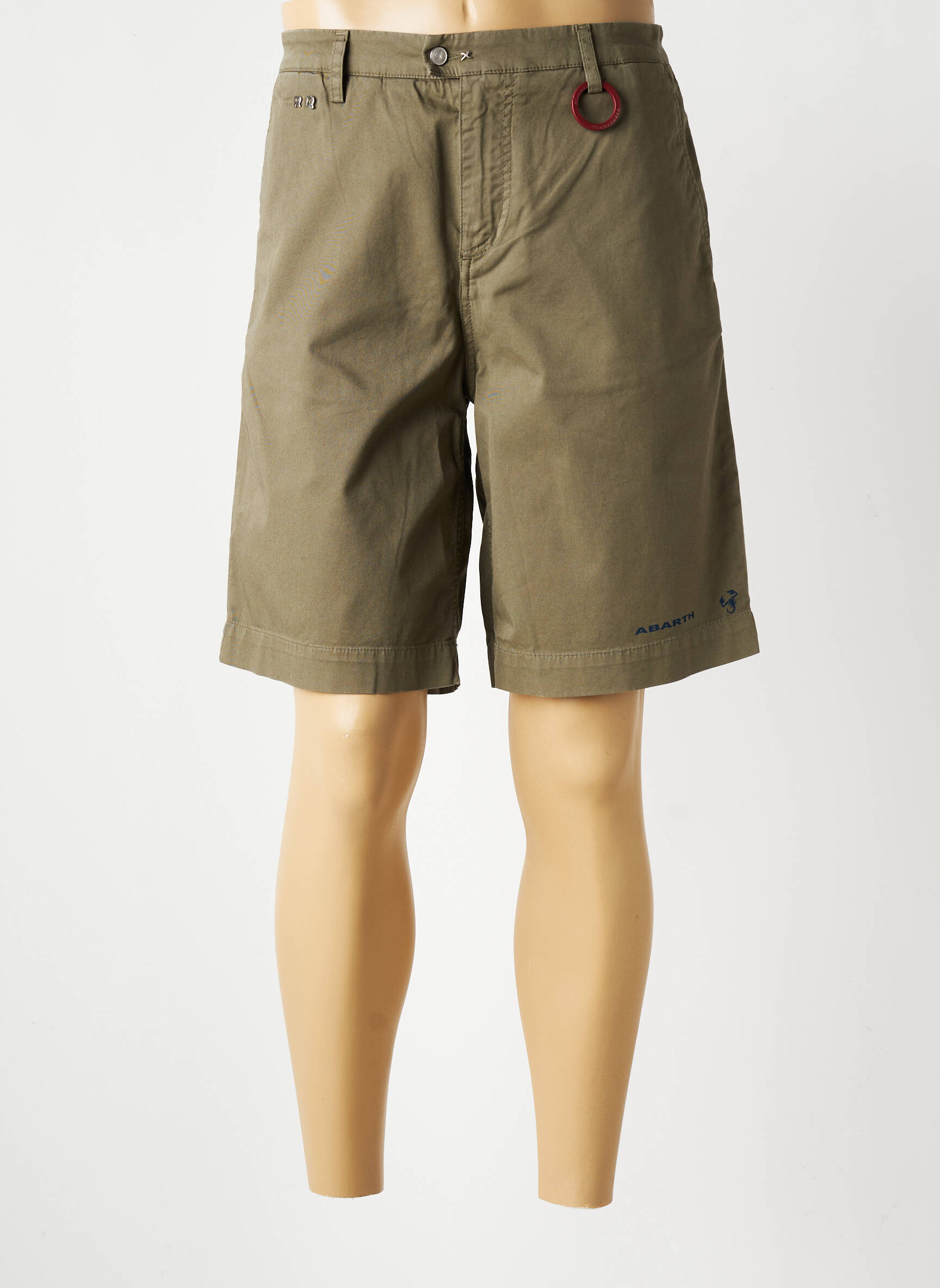 Bermuda coupe droite vert TRAMAROSSA homme
