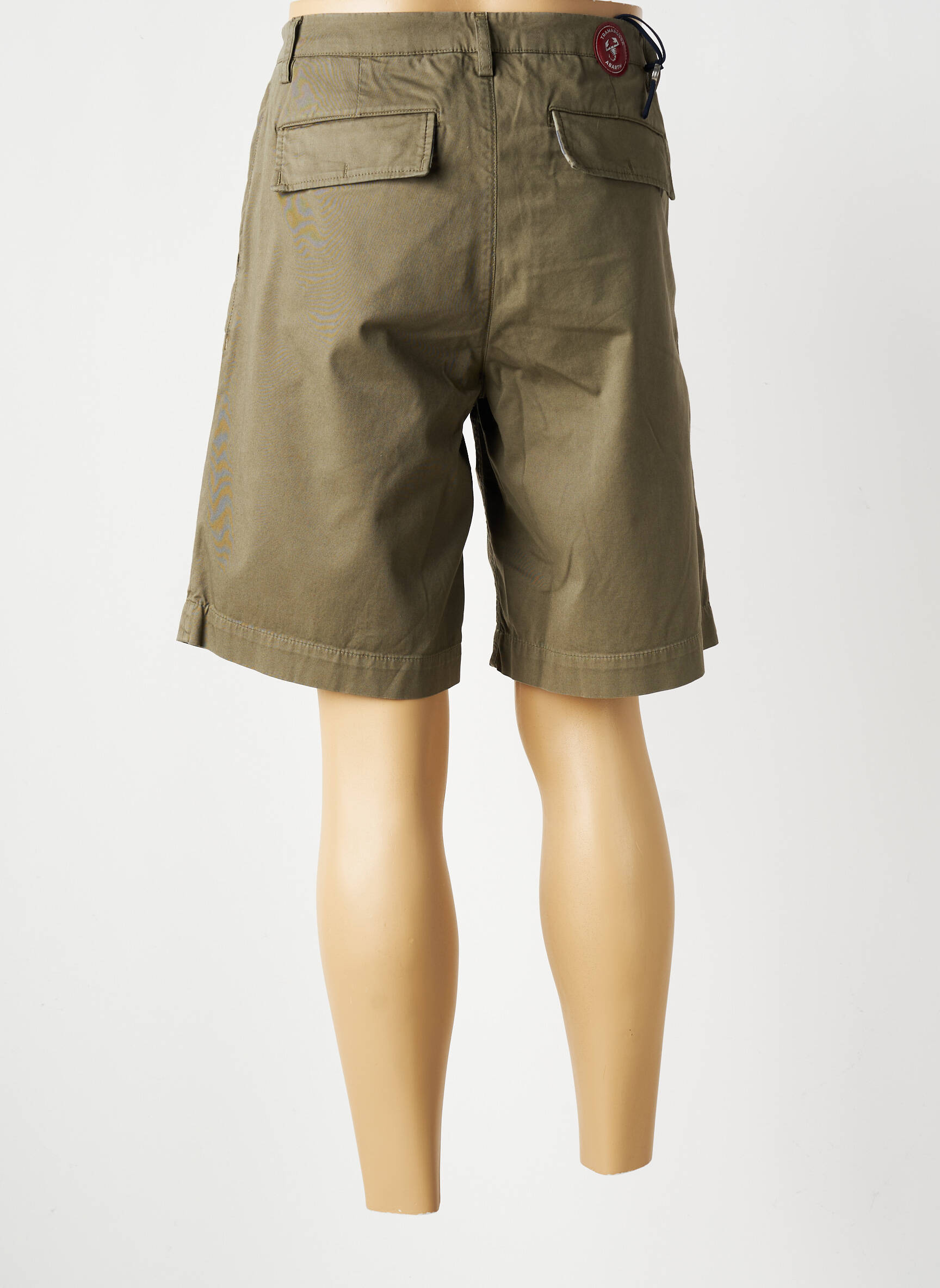Bermuda coupe droite vert TRAMAROSSA homme