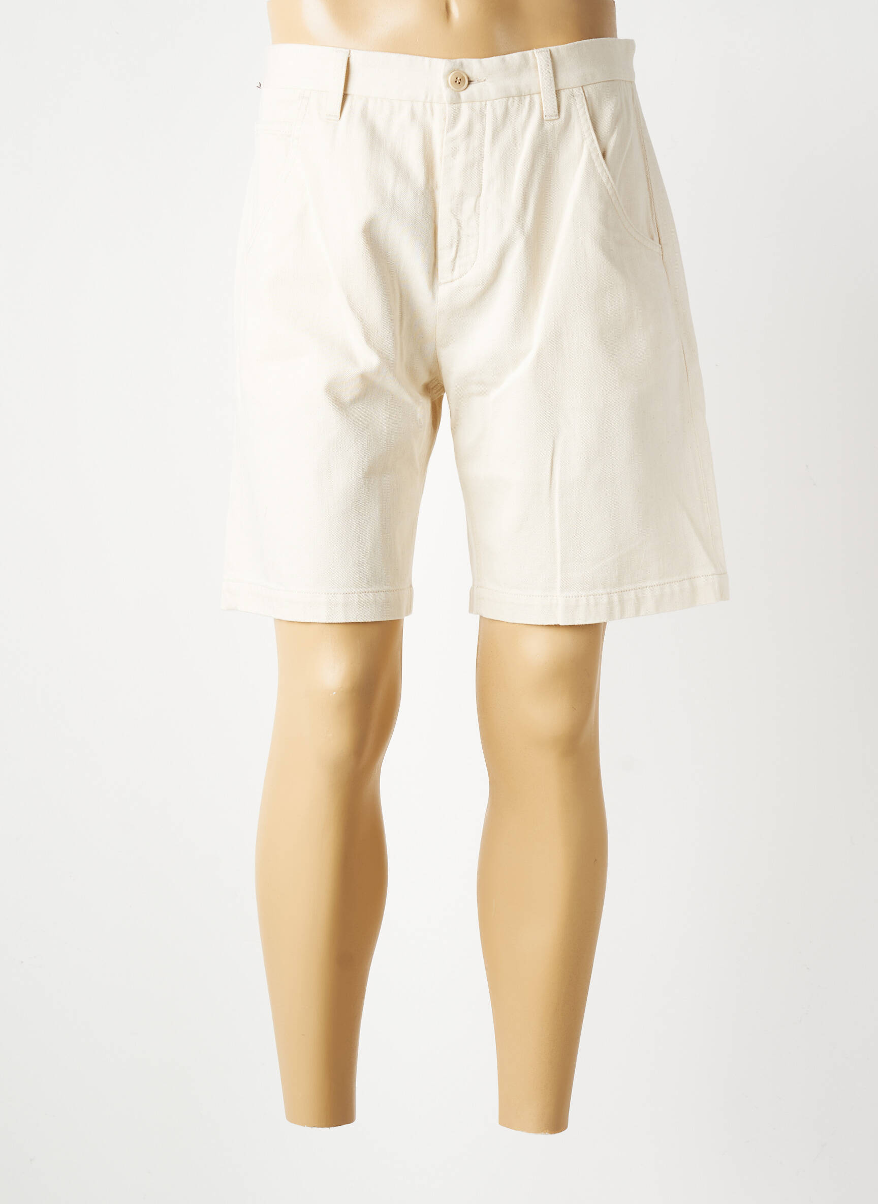 Bermuda coupe droite beige BARMAS homme