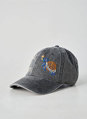 Casquette broderie gris BOB femme