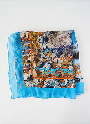 Foulard imprimé fantaisie bleu BOB homme