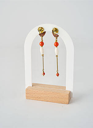 Boucles d’oreilles ornement perles or NATURE BIJOUX femme