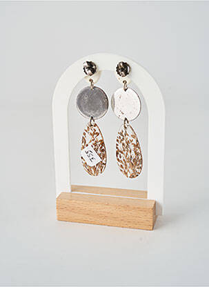 Boucles d’oreilles fermeture boucle(s) bleu NATURE BIJOUX femme