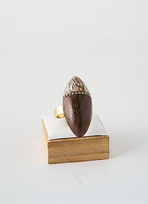 Bague marron NATURE BIJOUX femme