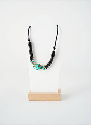 Collier ornement perles bleu NATURE BIJOUX femme