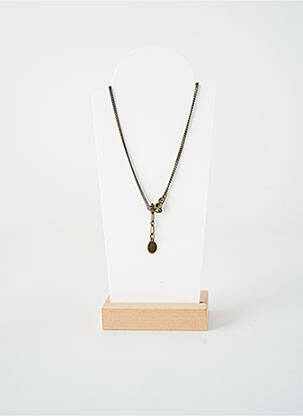 Collier ornement perles noir NATURE BIJOUX femme