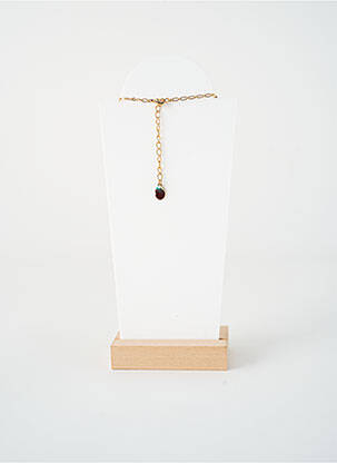 Collier ornement perles marron NATURE BIJOUX femme