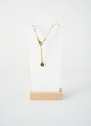 Collier ornement perles bleu NATURE BIJOUX femme