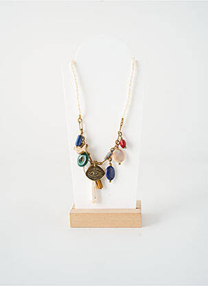 Collier ornement perles blanc NATURE BIJOUX femme