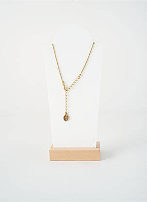Collier ornement pierre noir NATURE BIJOUX femme