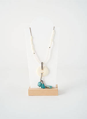 Collier ornement perles blanc NATURE BIJOUX femme
