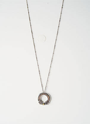 Collier ornement breloque / pampille argent ORITAO femme