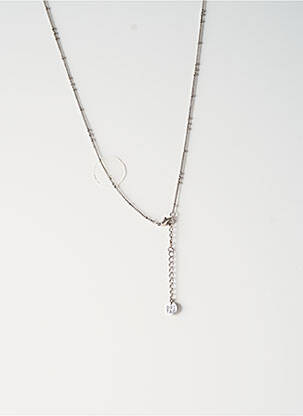 Collier ornement breloque / pampille argent ORITAO femme