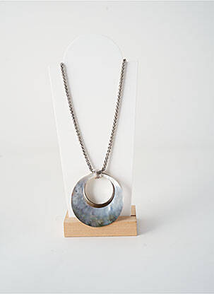 Collier ornement breloque / pampille argent ORITAO femme