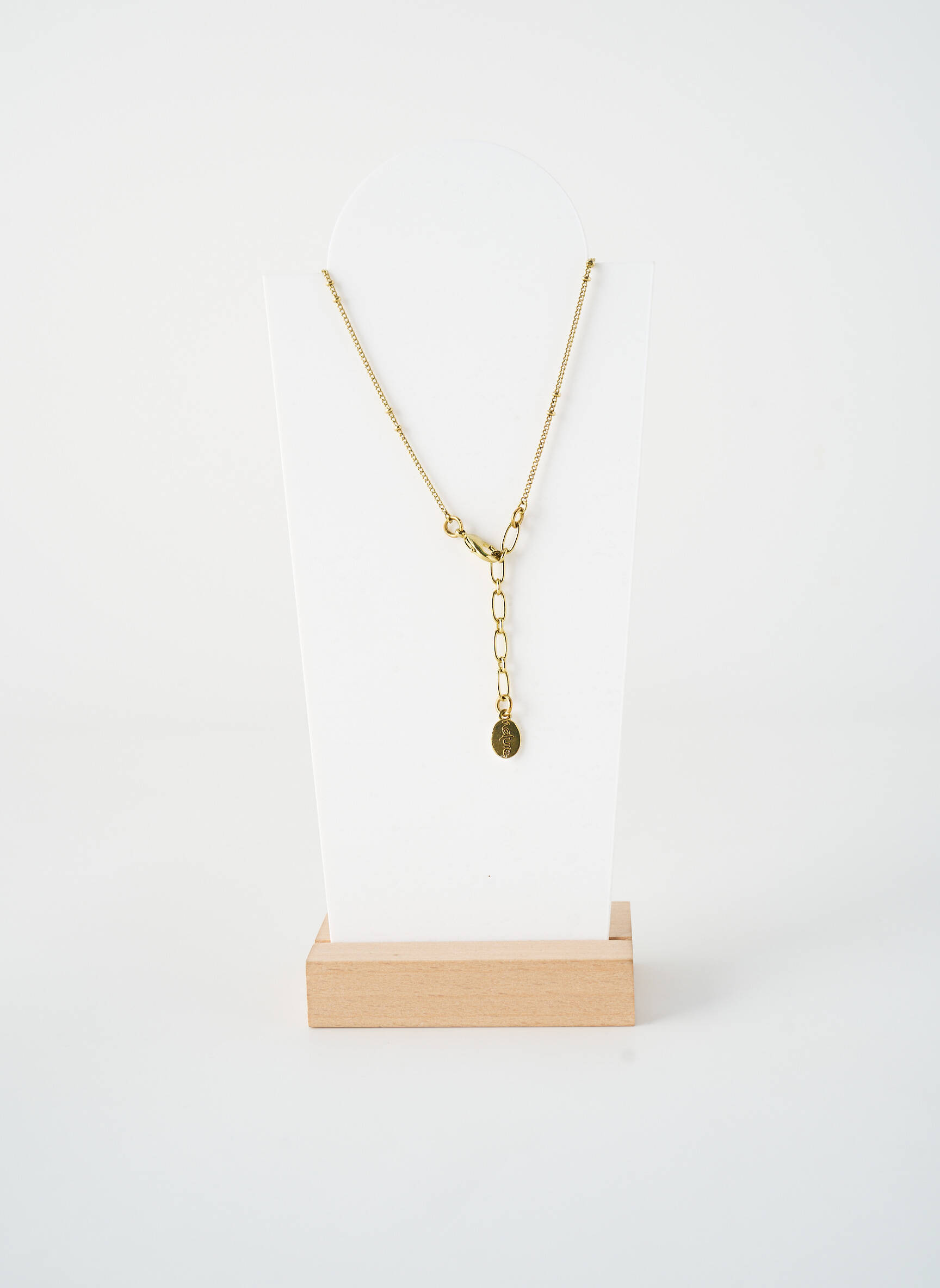 Collier ornement perles gris NATURE BIJOUX femme