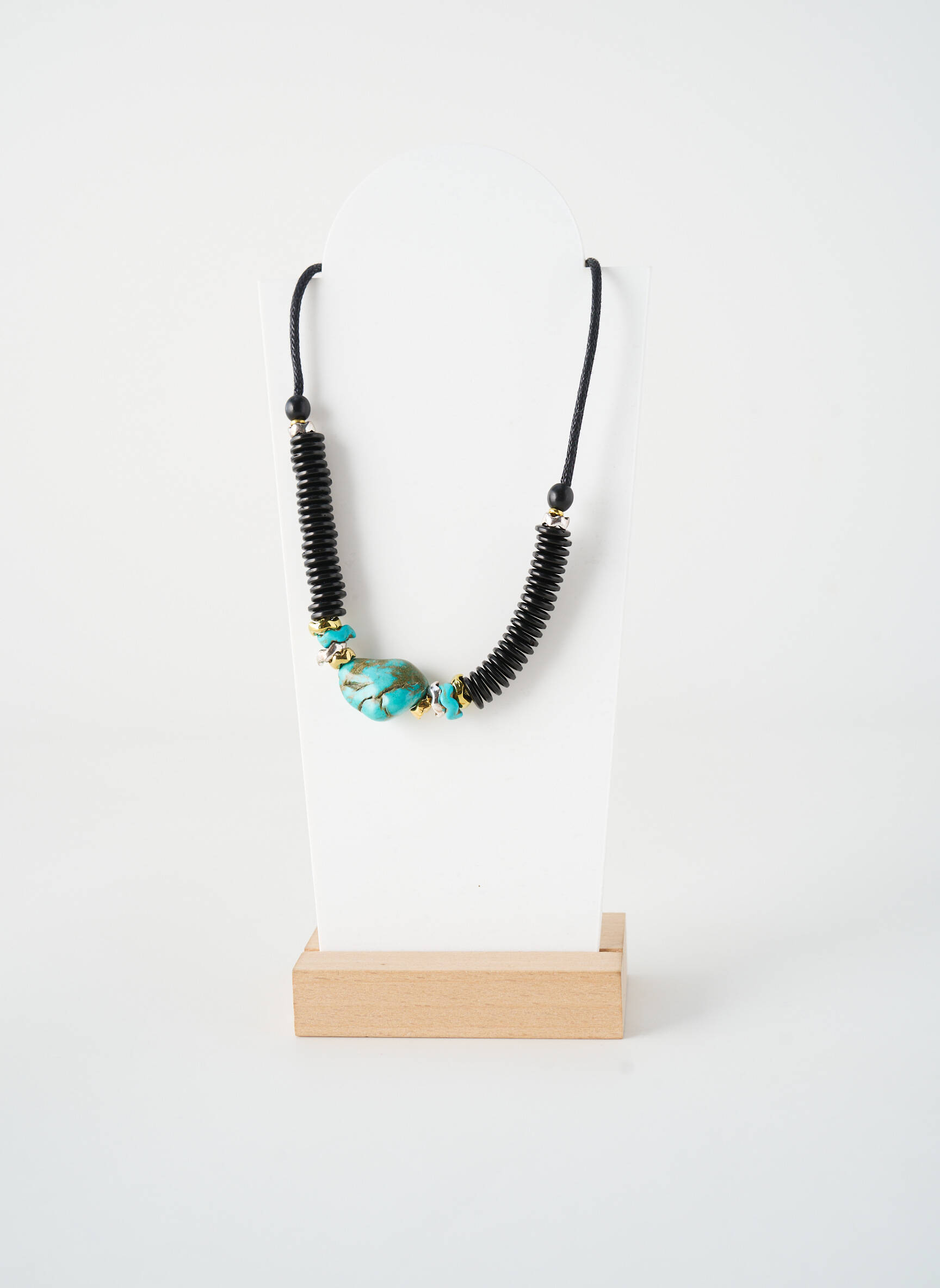 Collier ornement perles bleu NATURE BIJOUX femme