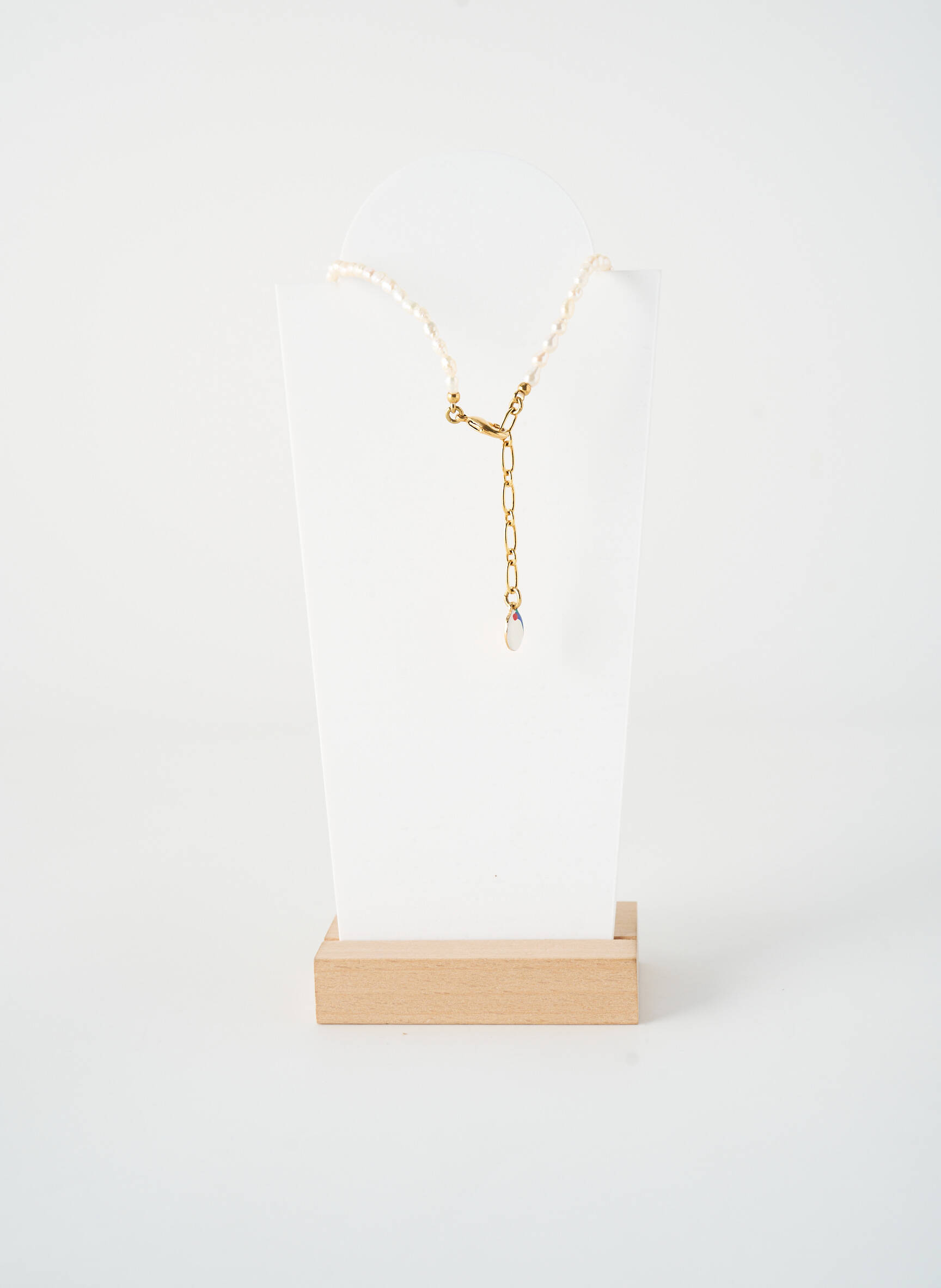 Collier ornement perles blanc NATURE BIJOUX femme