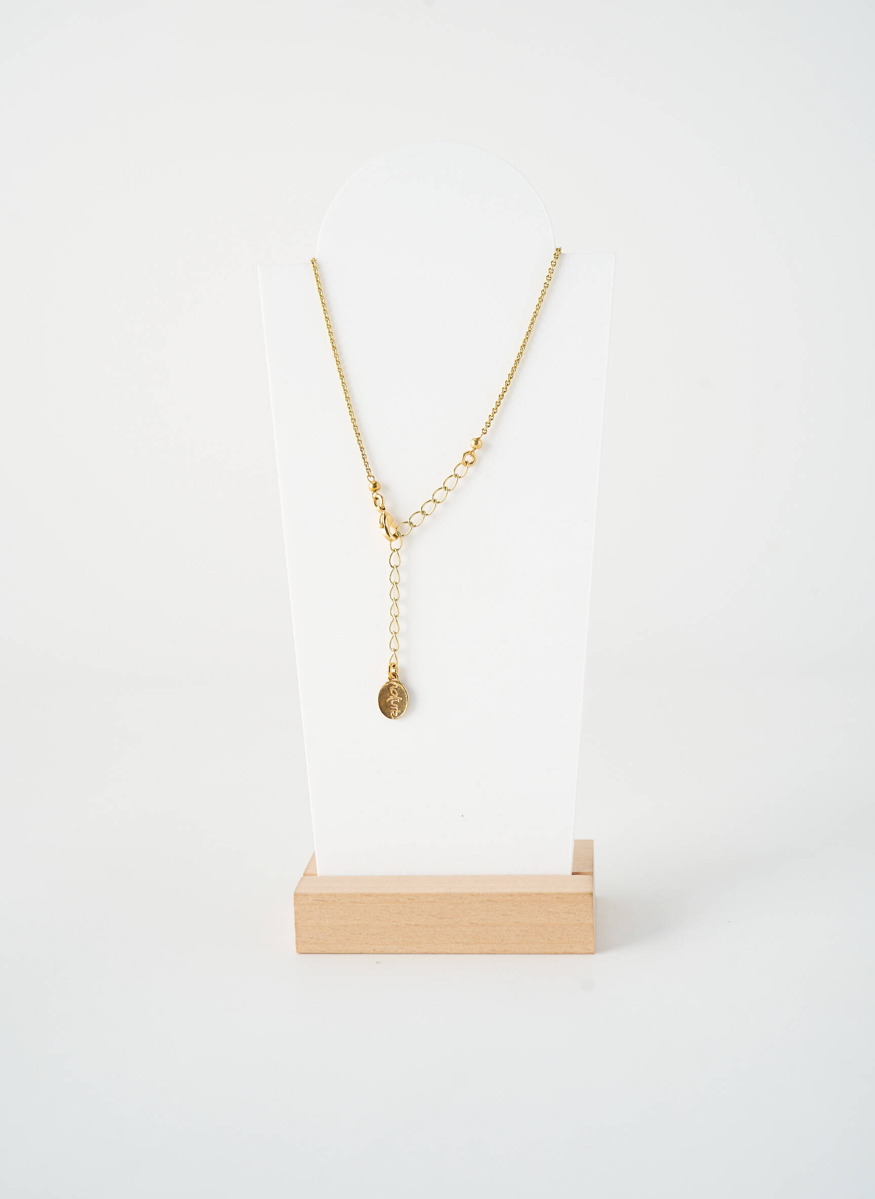 Collier ornement pierre noir NATURE BIJOUX femme