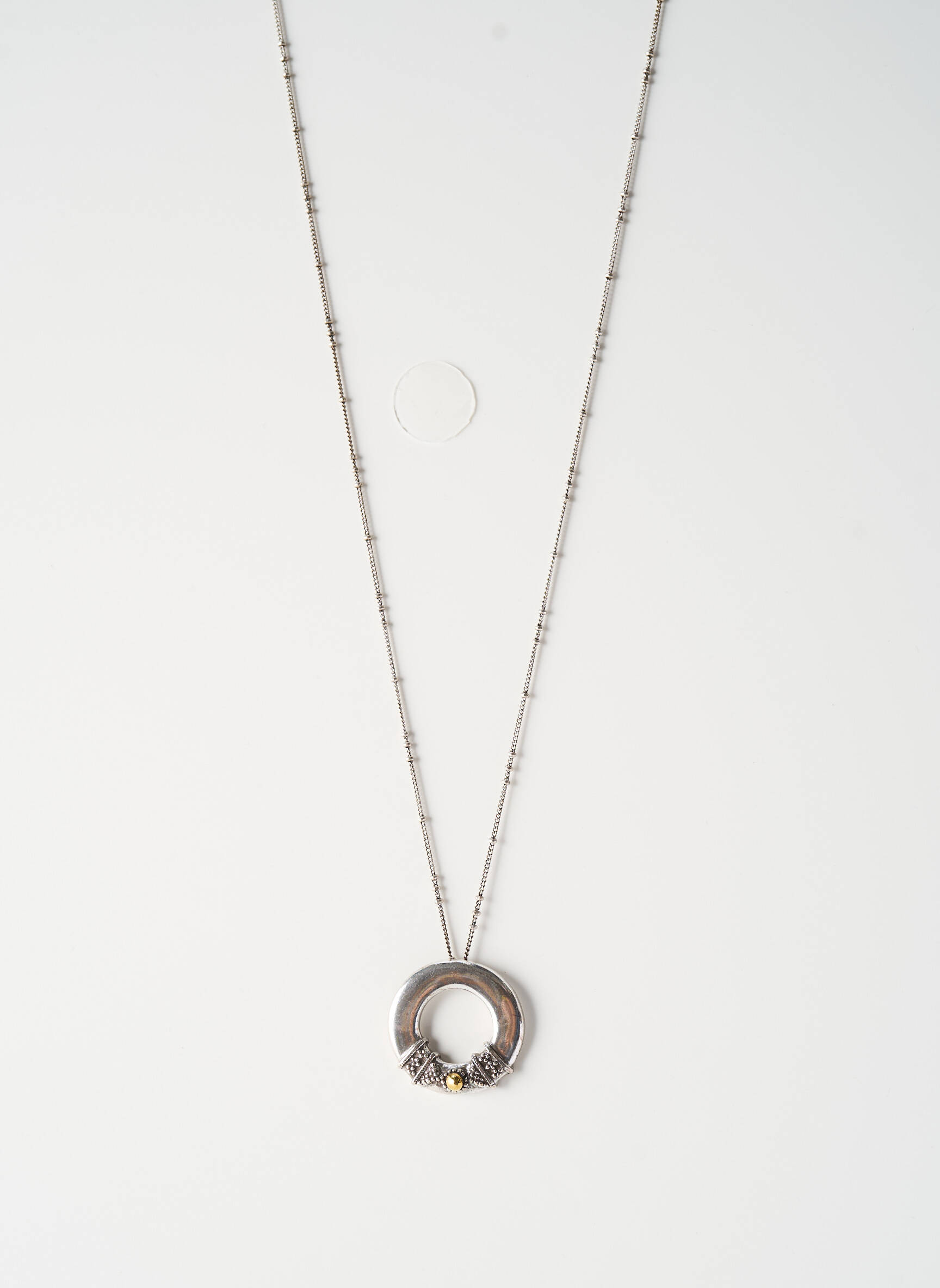 Collier ornement breloque / pampille argent ORITAO femme