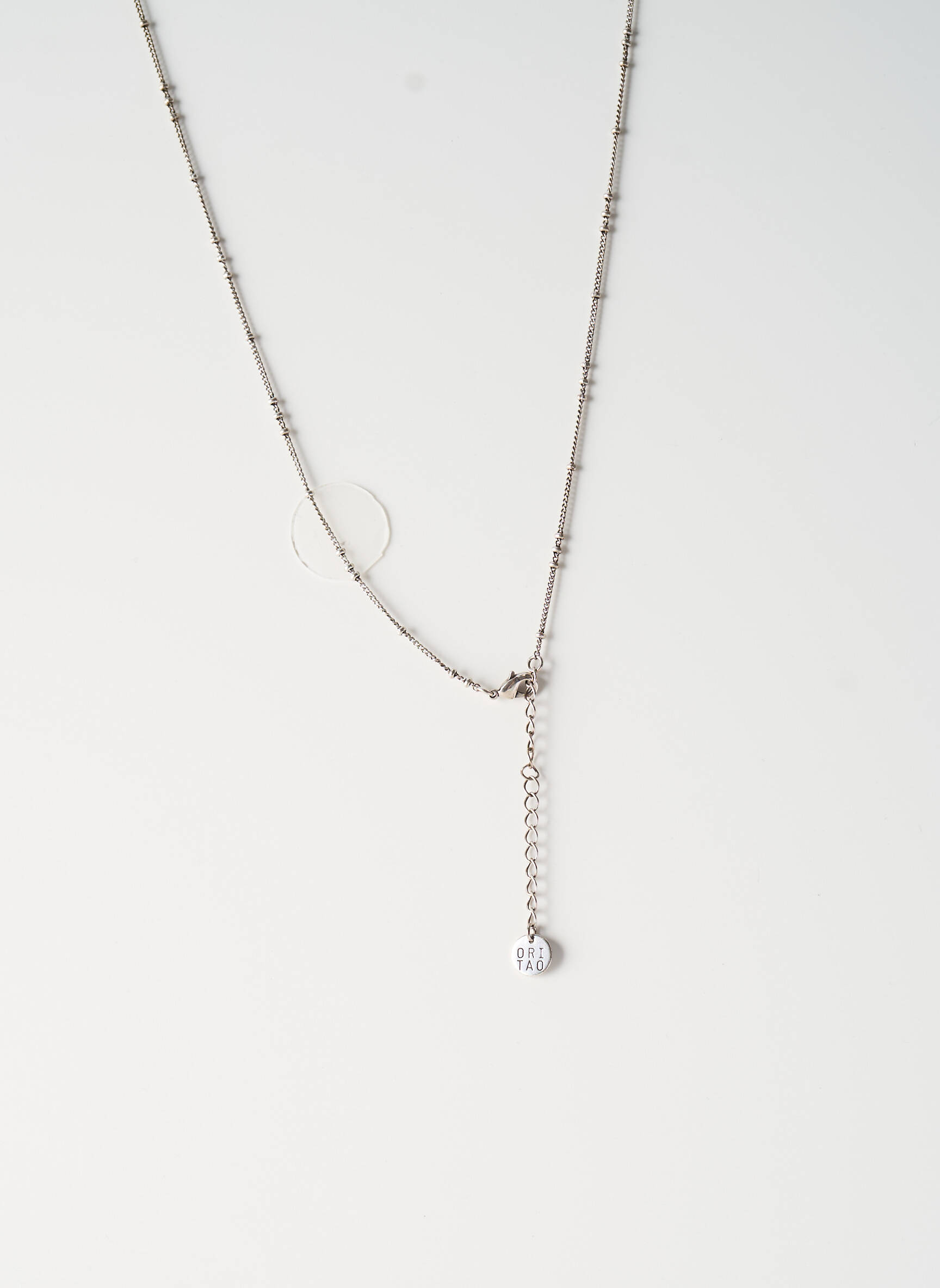 Collier ornement breloque / pampille argent ORITAO femme
