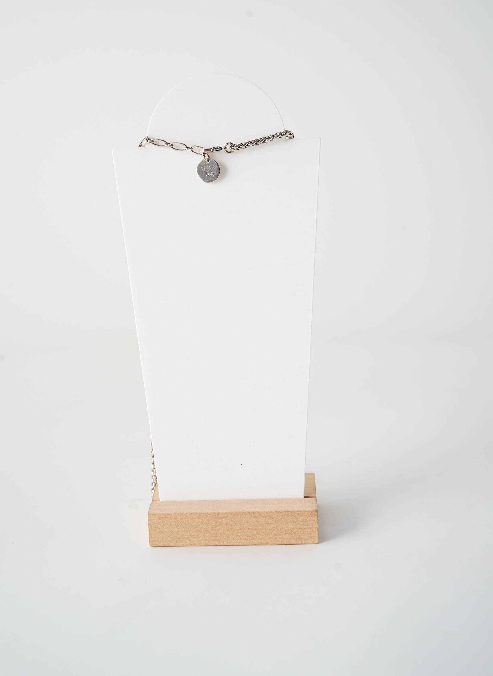 Collier ornement breloque / pampille argent ORITAO femme