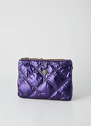 Sac multipoches forme rectangulaire violet LE VOYAGE EN PANIER femme