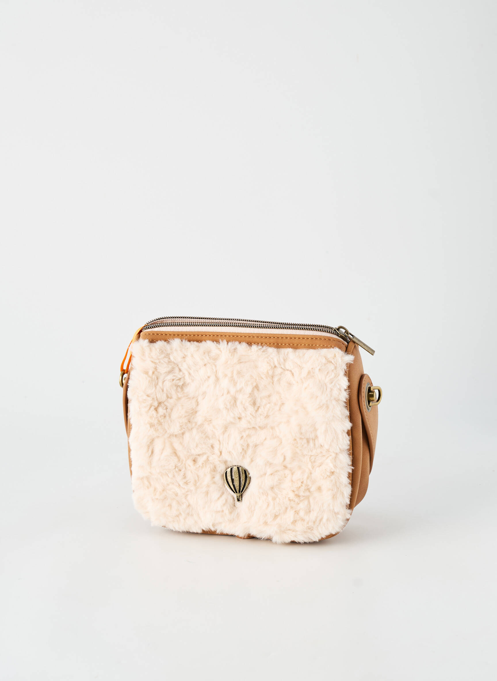 Sac fermeture zippée forme rectangulaire beige LE VOYAGE EN PANIER femme