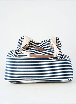 Sac fermeture fermeture aimantée forme plage bleu LE VOYAGE EN PANIER femme