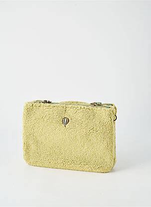 Sac multipoches forme rectangulaire vert LE VOYAGE EN PANIER femme