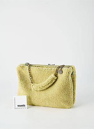 Sac multipoches forme rectangulaire vert LE VOYAGE EN PANIER femme
