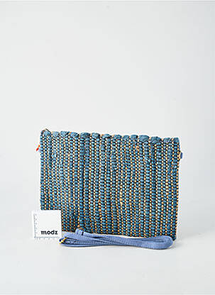 Pochette doublure textile bleu LE VOYAGE EN PANIER femme